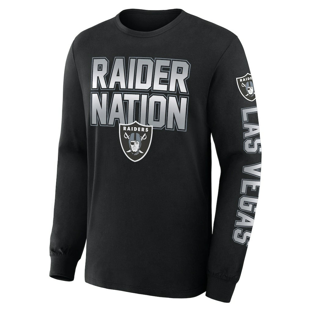 Las Vegas Raiders Hometown Sweep Legacy Long Sleeve T-Shirt Black