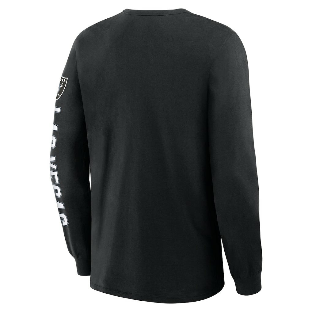 Las Vegas Raiders Hometown Sweep Legacy Long Sleeve T-Shirt Black