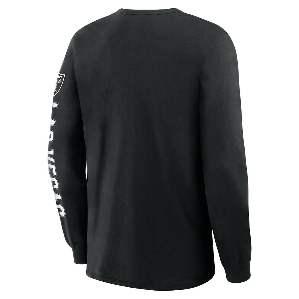 Las Vegas Raiders Hometown Sweep Legacy Long Sleeve T-Shirt Black