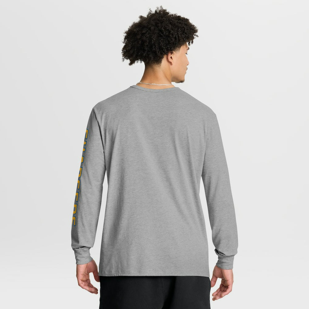 Los Angeles Chargers Hometown Sweep Legacy Long Sleeve T-Shirt Heather Gray