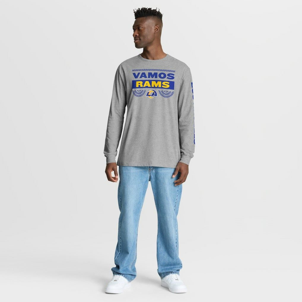 Los Angeles Rams Hometown Sweep Legacy Long Sleeve T-Shirt Heather Gray