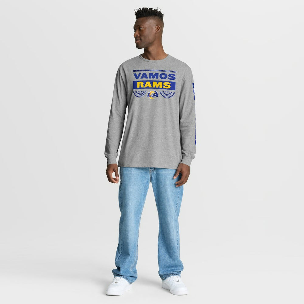 Los Angeles Rams Hometown Sweep Legacy Long Sleeve T-Shirt Heather Gray