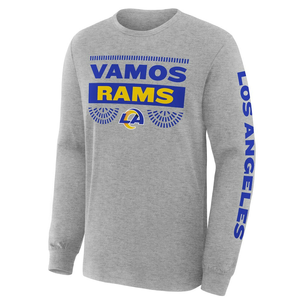 Los Angeles Rams Hometown Sweep Legacy Long Sleeve T-Shirt Heather Gray