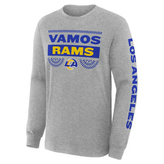 Los Angeles Rams Hometown Sweep Legacy Long Sleeve T-Shirt Heather Gray