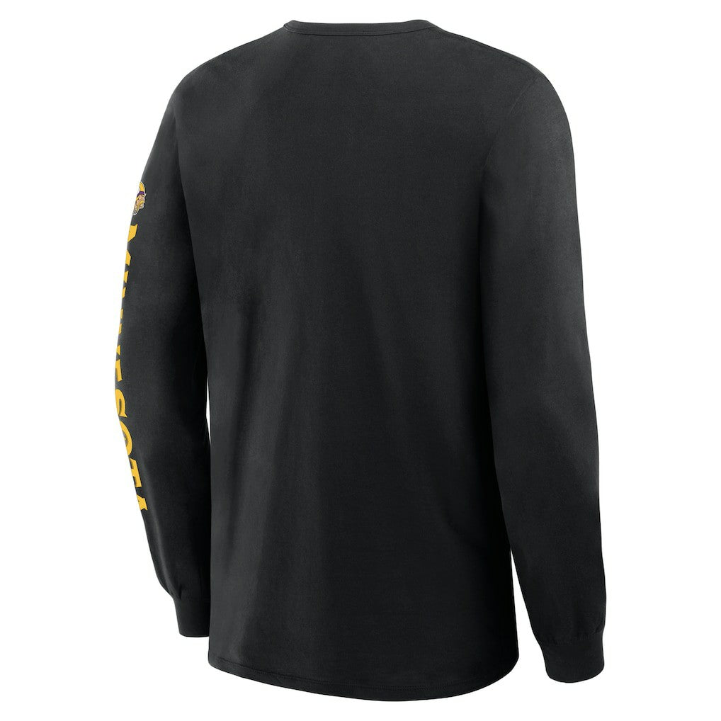 Minnesota Vikings Hometown Sweep Legacy Long Sleeve T-Shirt Black
