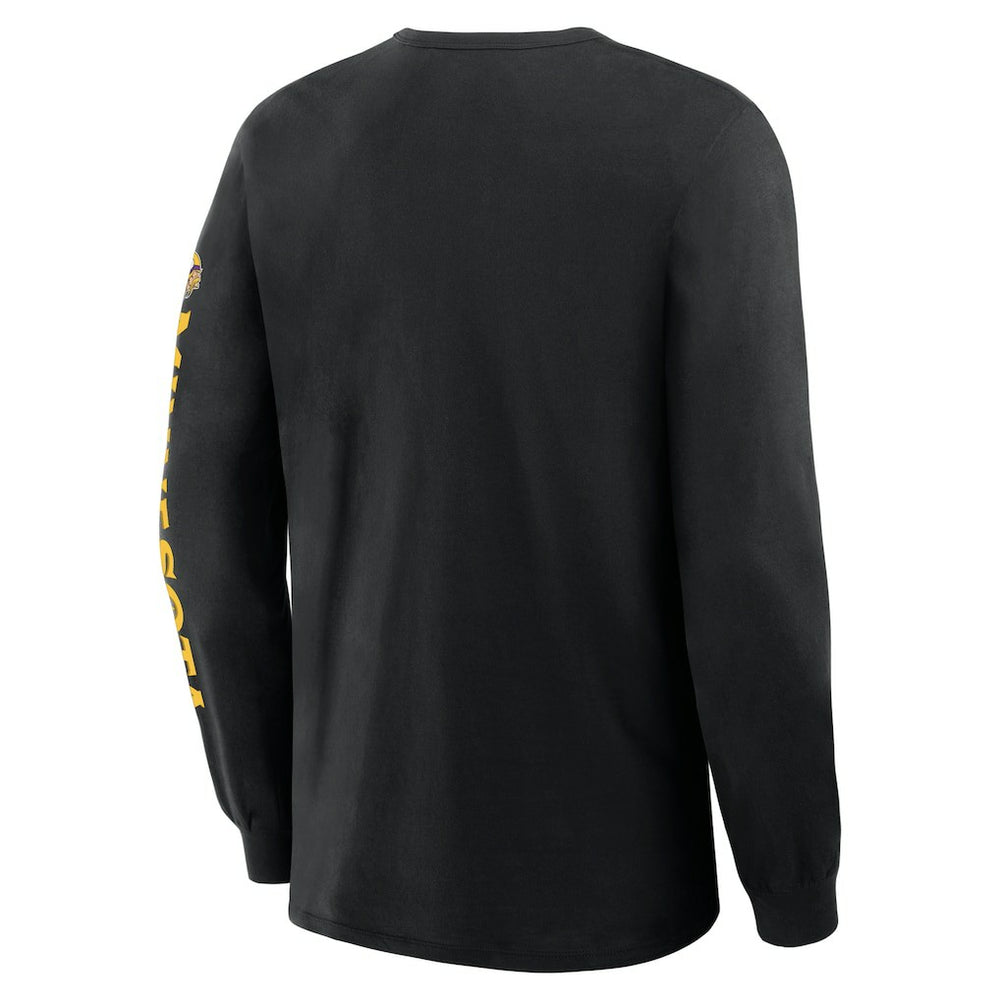 Minnesota Vikings Hometown Sweep Legacy Long Sleeve T-Shirt Black