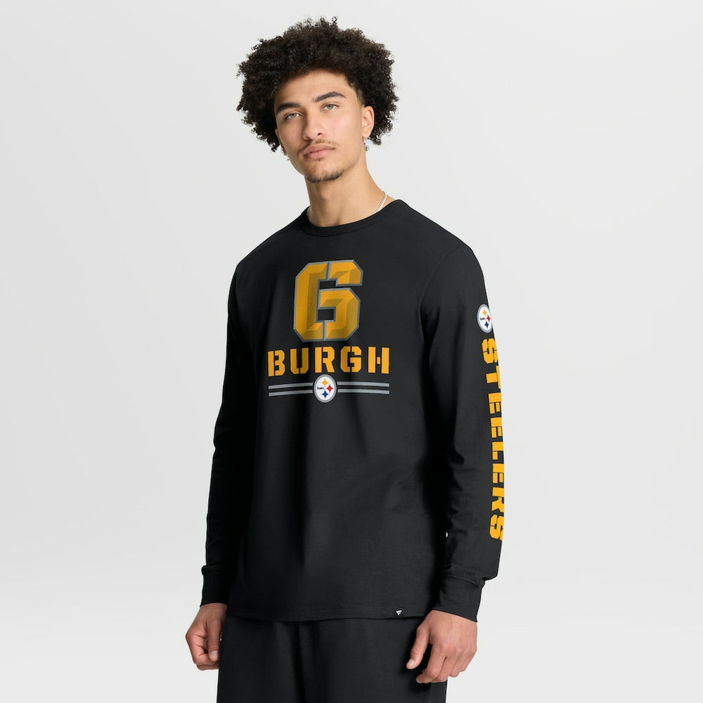 Pittsburgh Steelers Hometown Sweep Legacy Long Sleeve T-Shirt Black