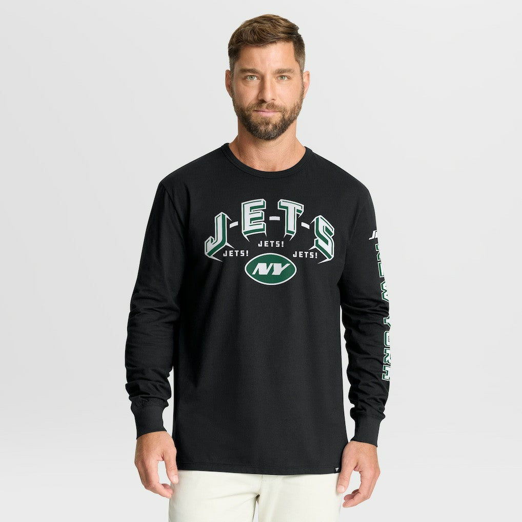 New York Jets Hometown Sweep Legacy Long Sleeve T-Shirt Black
