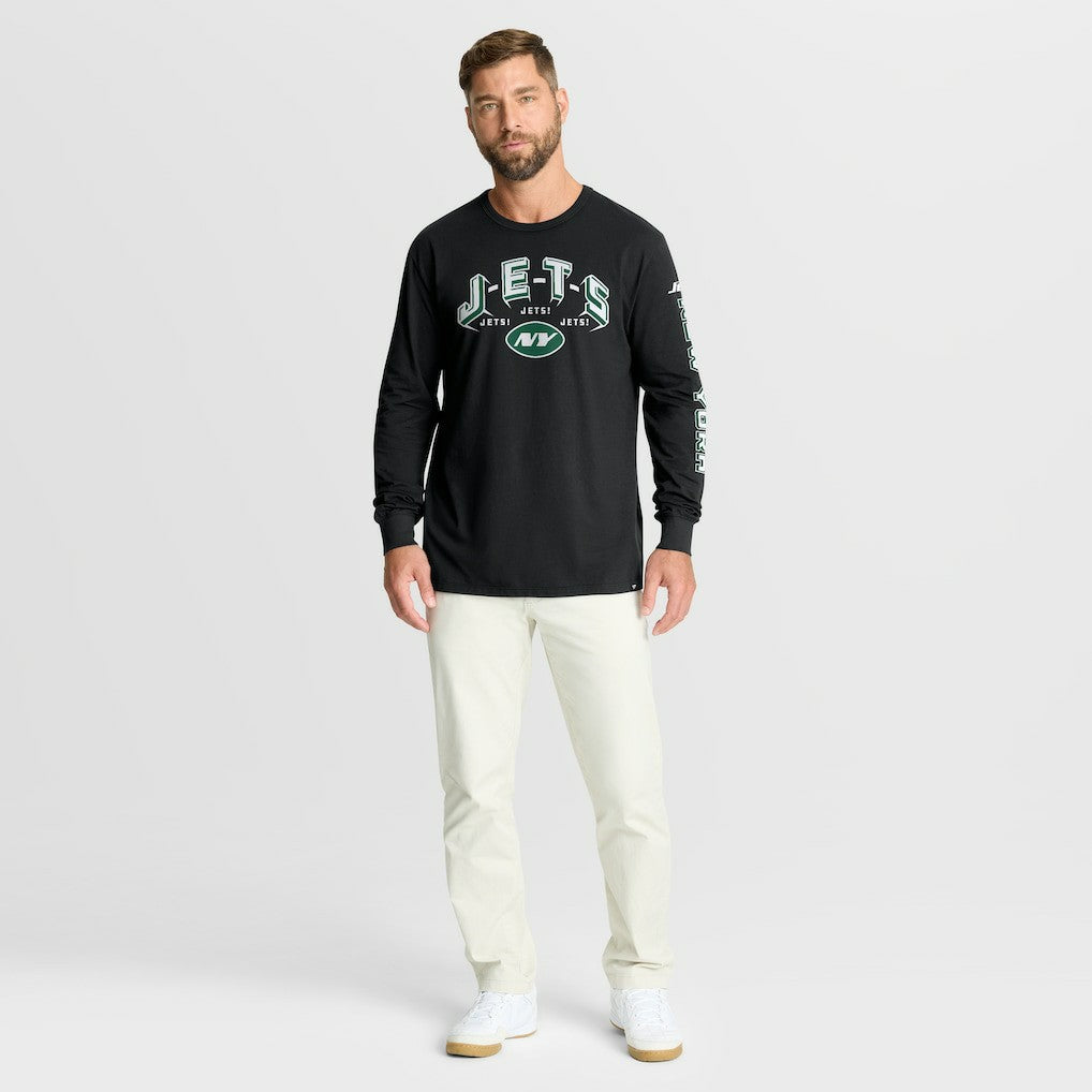 New York Jets Hometown Sweep Legacy Long Sleeve T-Shirt Black