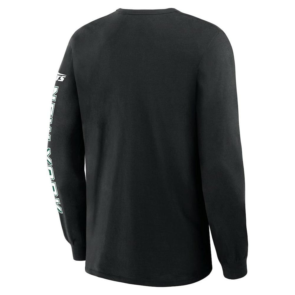 New York Jets Hometown Sweep Legacy Long Sleeve T-Shirt Black