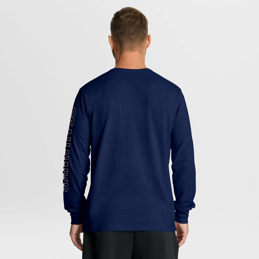 Seattle Seahawks Hometown Sweep Legacy Long Sleeve T-Shirt College Navy