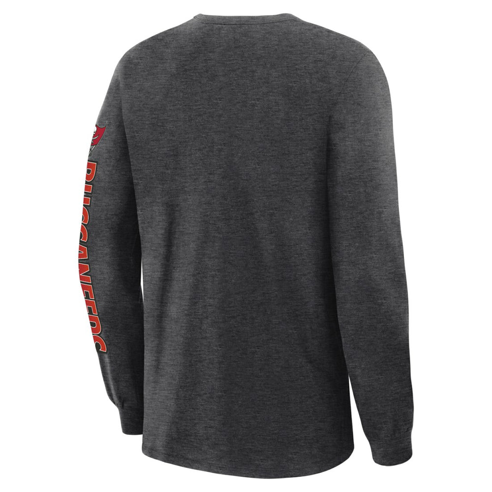 Tampa Bay Buccaneers Hometown Sweep Legacy Long Sleeve T-Shirt Heather Charcoal