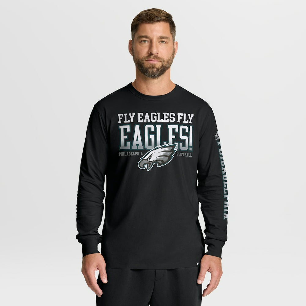 Philadelphia Eagles Hometown Sweep Legacy Long Sleeve T-Shirt Black