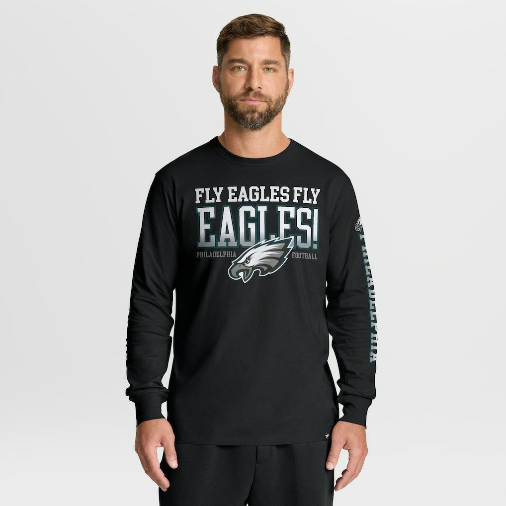 Philadelphia Eagles Hometown Sweep Legacy Long Sleeve T-Shirt Black