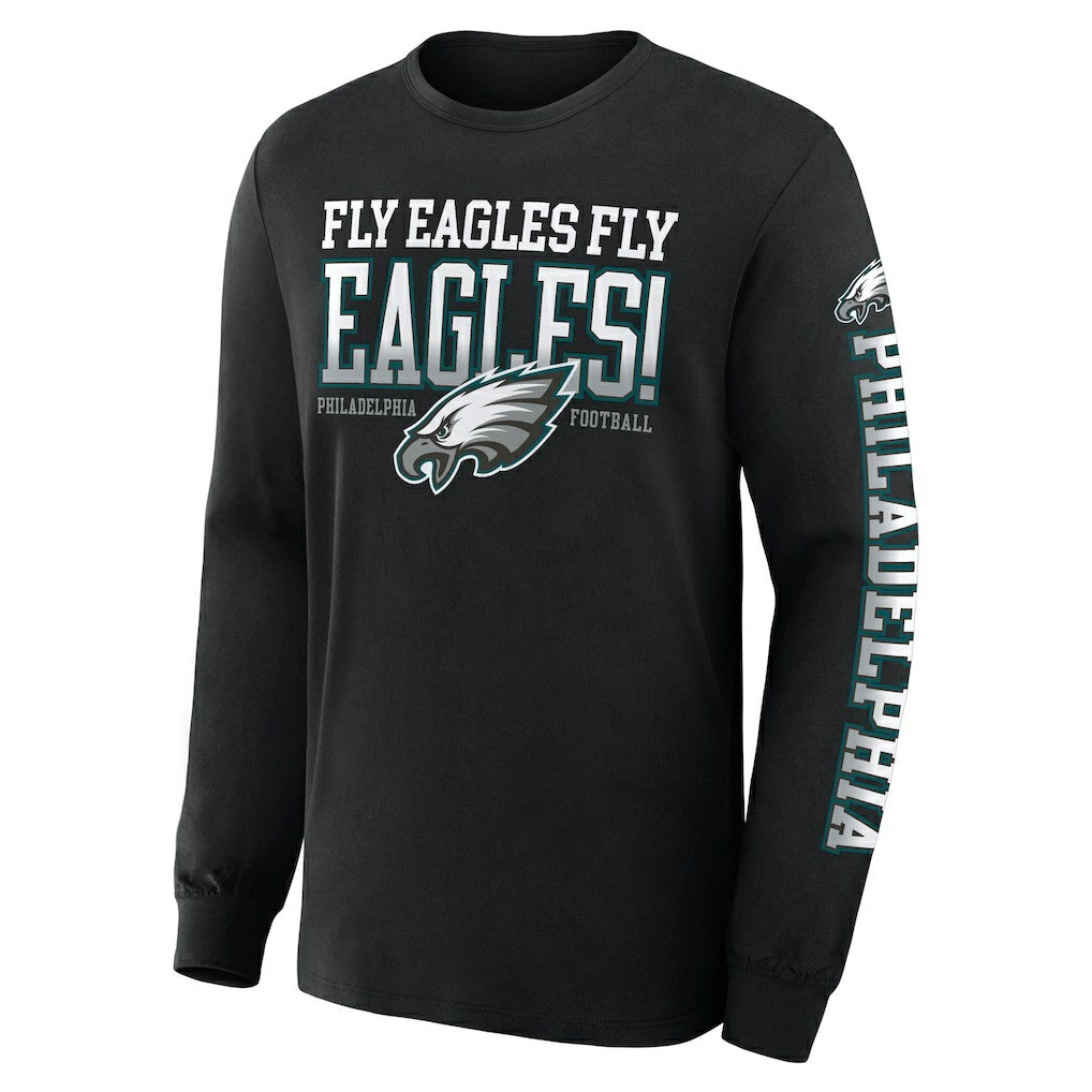 Philadelphia Eagles Hometown Sweep Legacy Long Sleeve T-Shirt Black