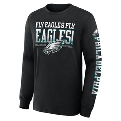 Philadelphia Eagles Hometown Sweep Legacy Long Sleeve T-Shirt Black