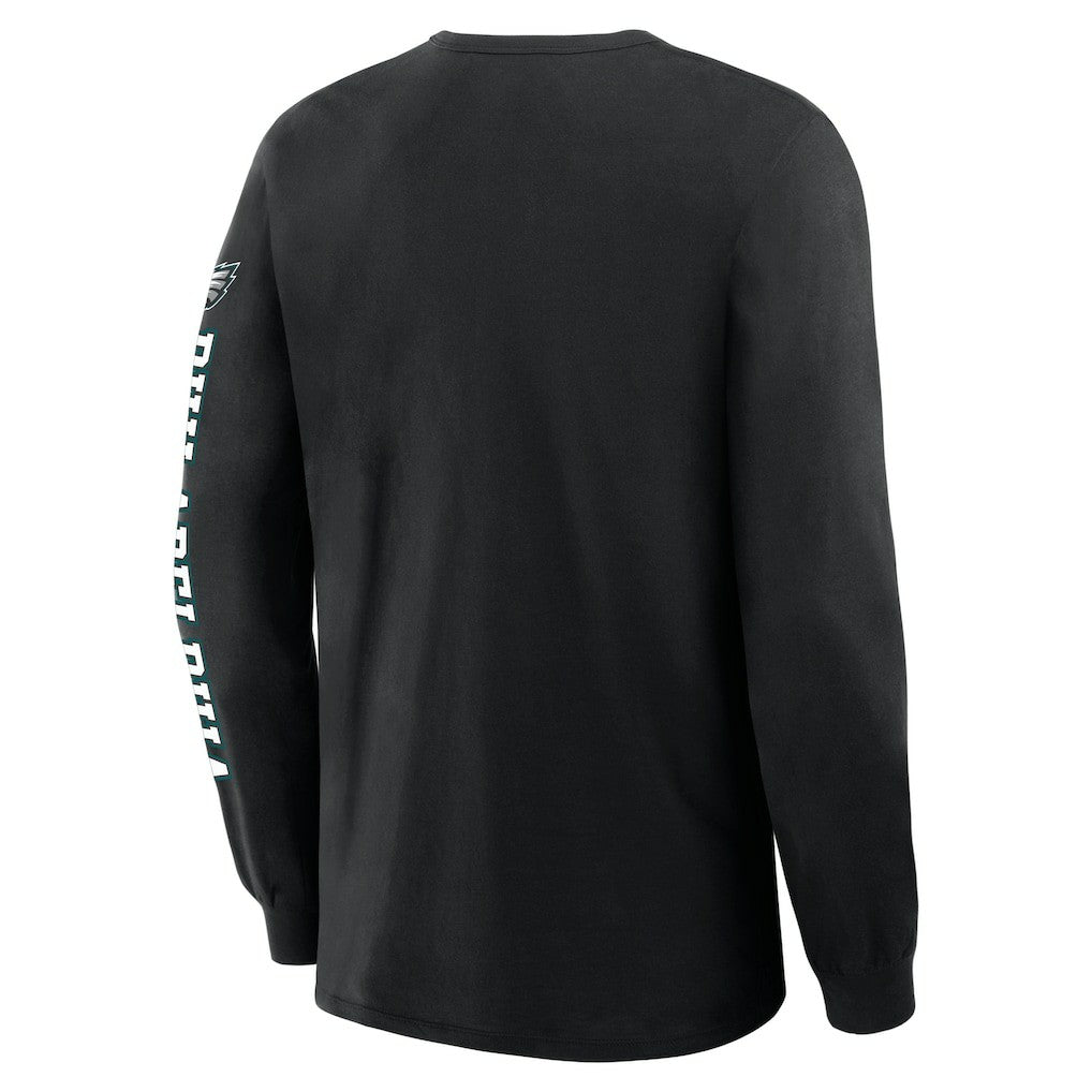 Philadelphia Eagles Hometown Sweep Legacy Long Sleeve T-Shirt Black