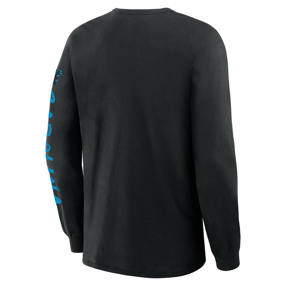 Carolina Panthers Hometown Sweep Legacy Long Sleeve T-Shirt Black
