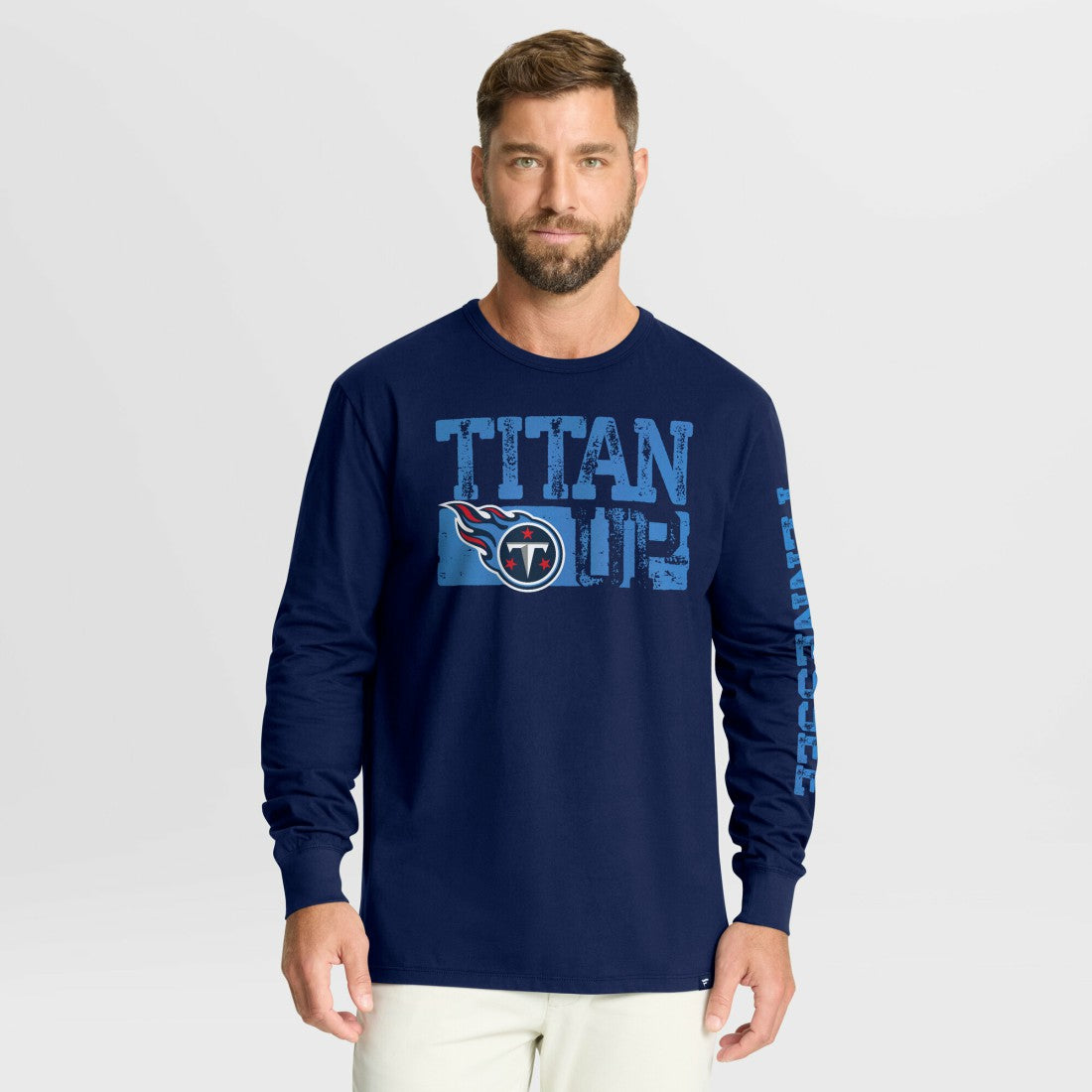 Tennessee Titans Hometown Sweep Legacy Long Sleeve T-Shirt Navy