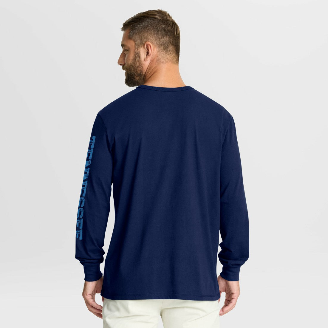 Tennessee Titans Hometown Sweep Legacy Long Sleeve T-Shirt Navy