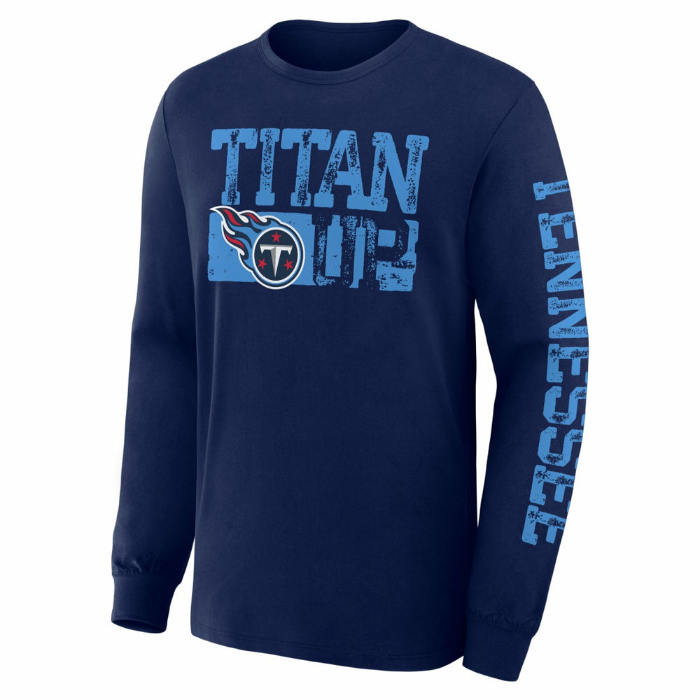 Tennessee Titans Hometown Sweep Legacy Long Sleeve T-Shirt Navy