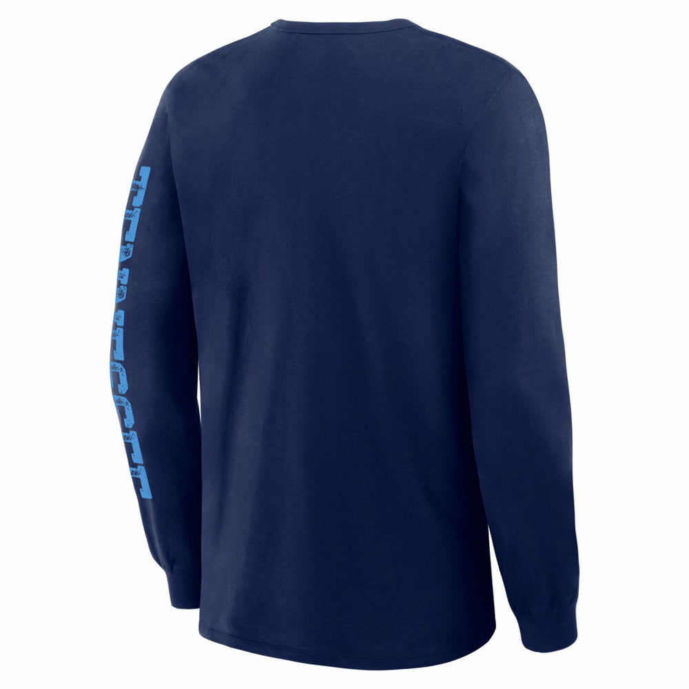 Tennessee Titans Hometown Sweep Legacy Long Sleeve T-Shirt Navy