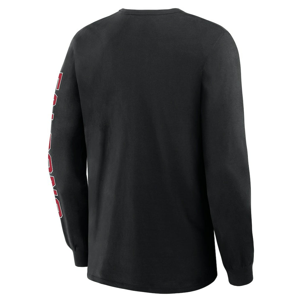 Atlanta Falcons Hometown Sweep Legacy Long Sleeve T-Shirt Black