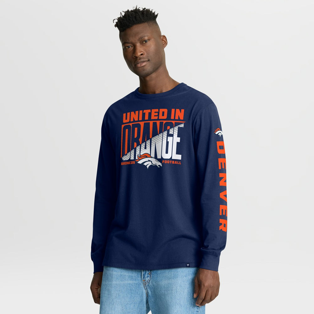 Denver Broncos Hometown Sweep Legacy Long Sleeve T-Shirt Navy