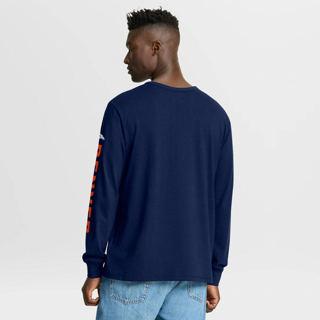 Denver Broncos Hometown Sweep Legacy Long Sleeve T-Shirt Navy