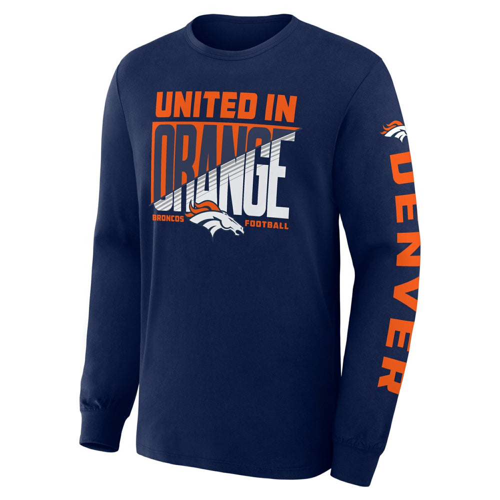 Denver Broncos Hometown Sweep Legacy Long Sleeve T-Shirt Navy