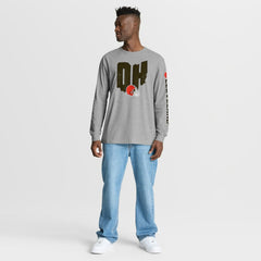 Cleveland Browns Hometown Sweep Legacy Long Sleeve T-Shirt Heather Gray