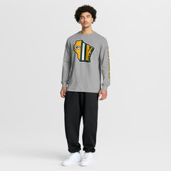 Green Bay Packers Hometown Sweep Legacy Long Sleeve T-Shirt Heather Gray