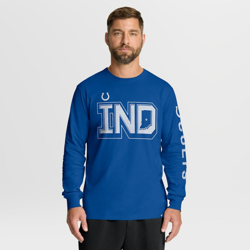 Indianapolis Colts Hometown Sweep Legacy Long Sleeve T-Shirt Royal