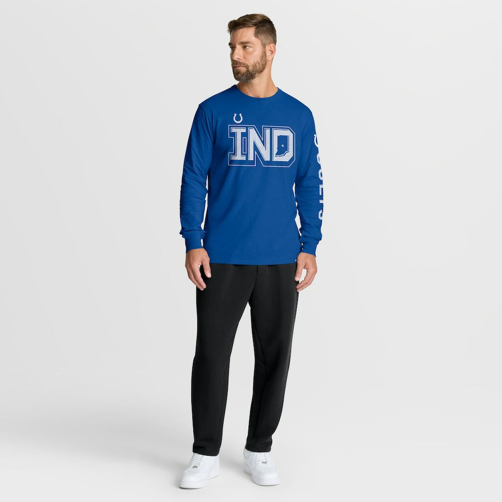 Indianapolis Colts Hometown Sweep Legacy Long Sleeve T-Shirt Royal