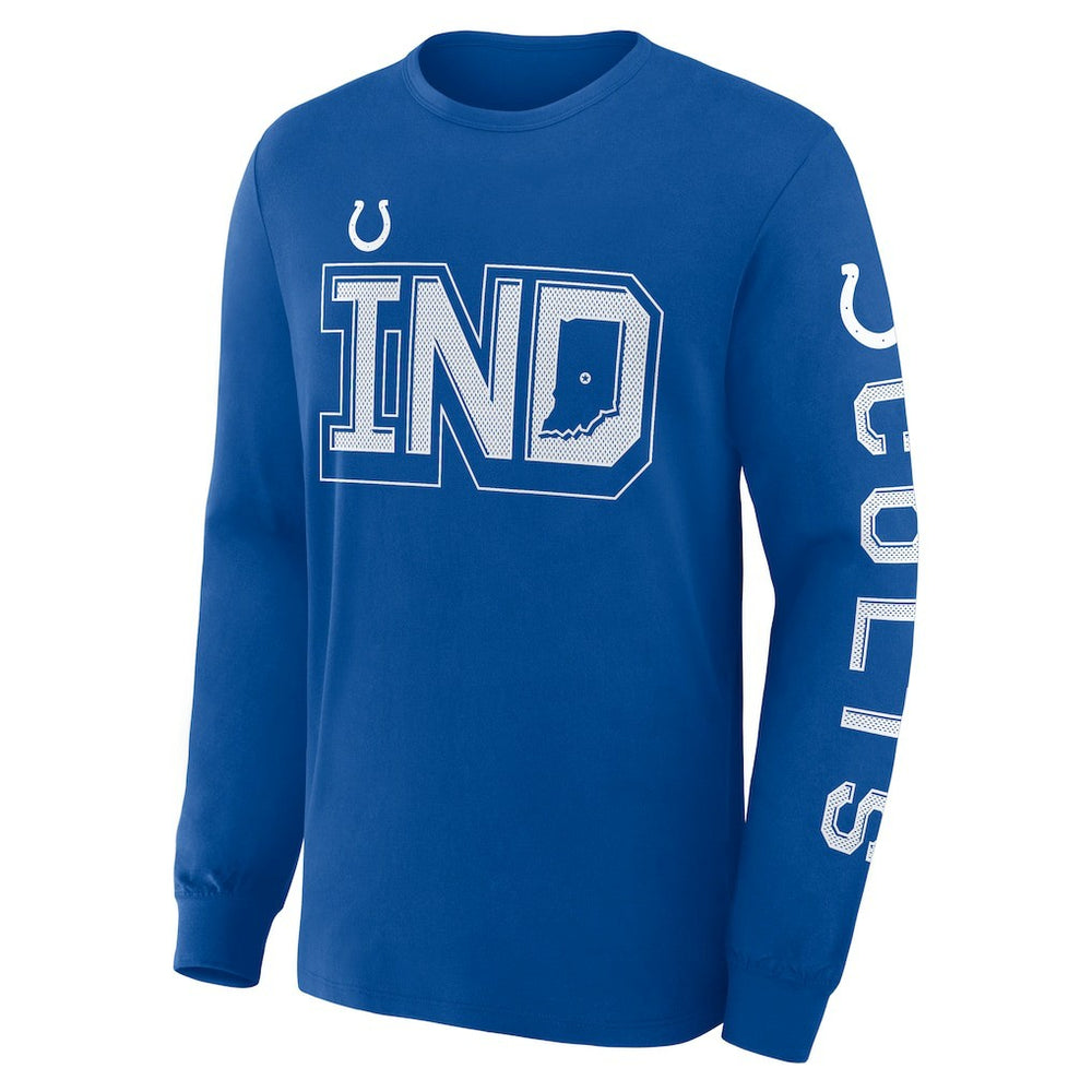Indianapolis Colts Hometown Sweep Legacy Long Sleeve T-Shirt Royal