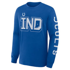 Indianapolis Colts Hometown Sweep Legacy Long Sleeve T-Shirt Royal