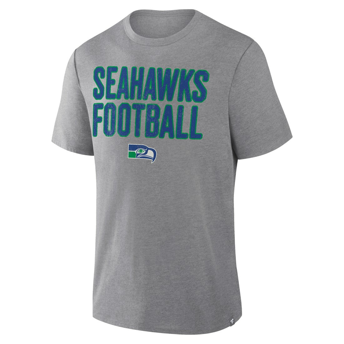 Seattle Seahawks First Down Tribute Tri-Blend T-Shirt Heather Gray
