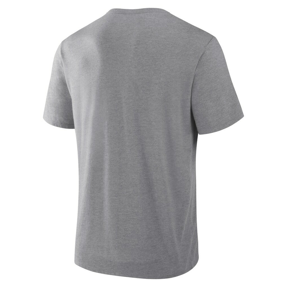 Miami Dolphins First Down Tribute Tri-Blend T-Shirt Heather Gray