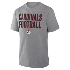Arizona Cardinals First Down Tribute Tri-Blend T-Shirt Heather Gray