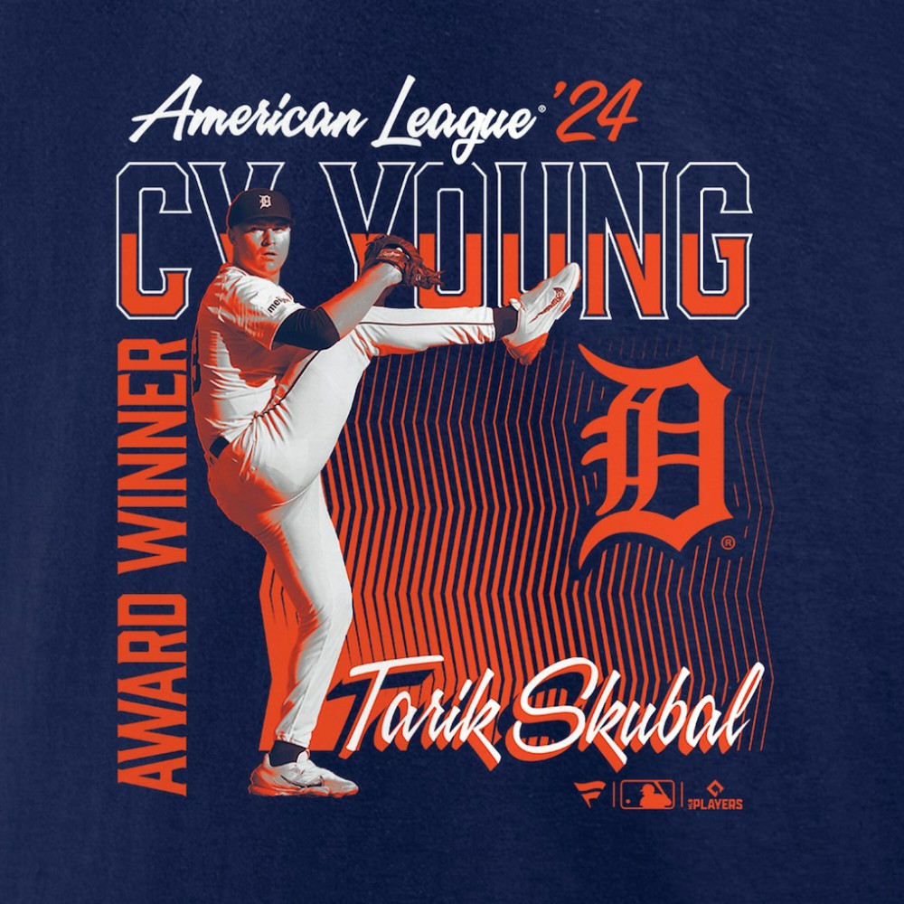 Tarik Skubal Detroit Tigers Fanatics Player T-Shirt - Navy T-shirts