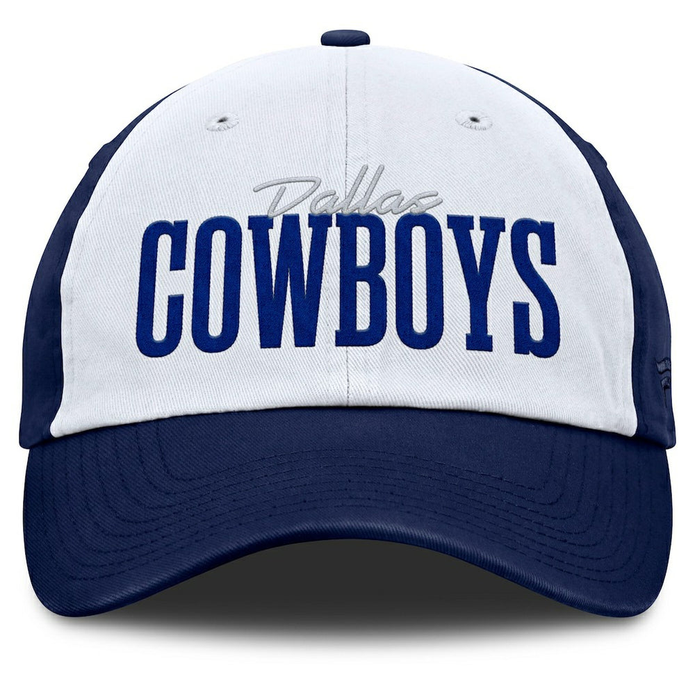 Dallas Cowboys Women's Fanzone Adjustable Hat White/Navy