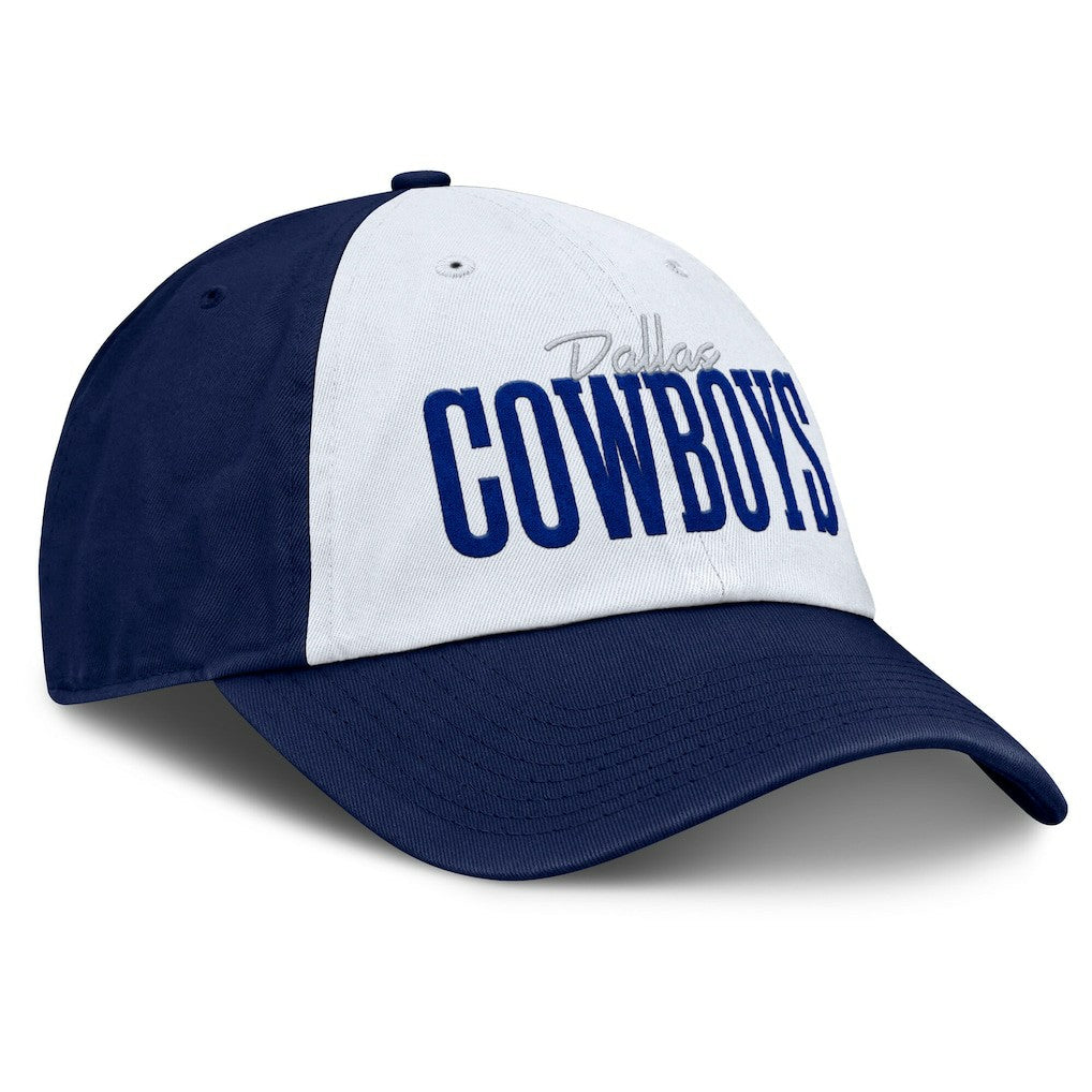 Dallas Cowboys Women's Fanzone Adjustable Hat White/Navy