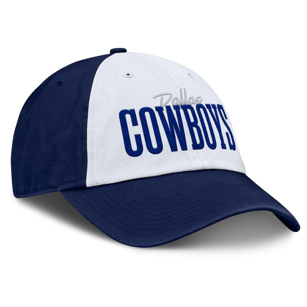 Dallas Cowboys Women's Fanzone Adjustable Hat White/Navy