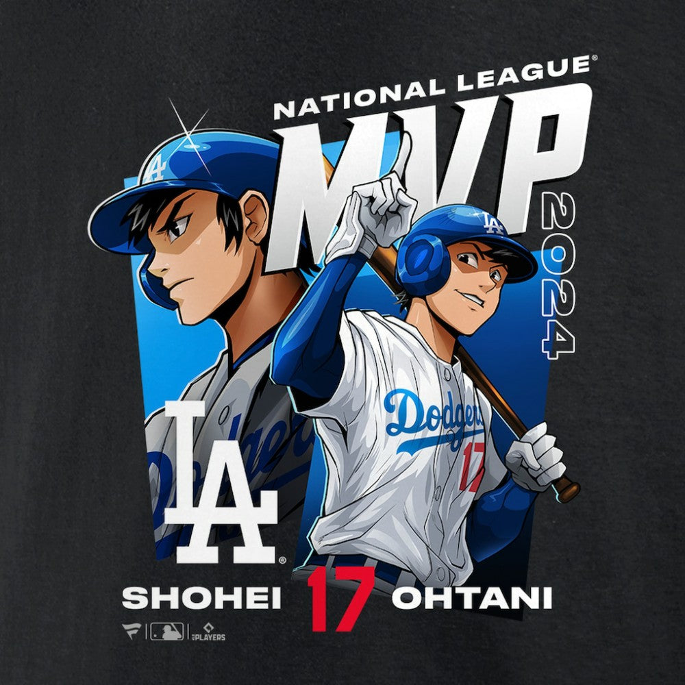 Shohei Ohtani Los Angeles Dodgers 2024 National League MVP Fanatics Exclusive Anime T-Shirt - Black T-shirts