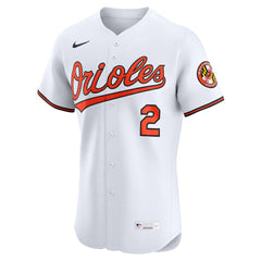 Gunnar Henderson Baltimore Orioles Nike Home Elite Jersey - White Jerseys