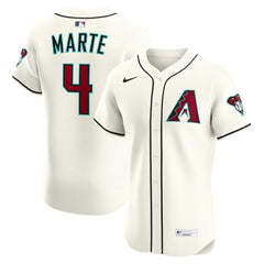 Ketel Marte Arizona Diamondbacks Nike Home Elite Jersey - Cream Jerseys