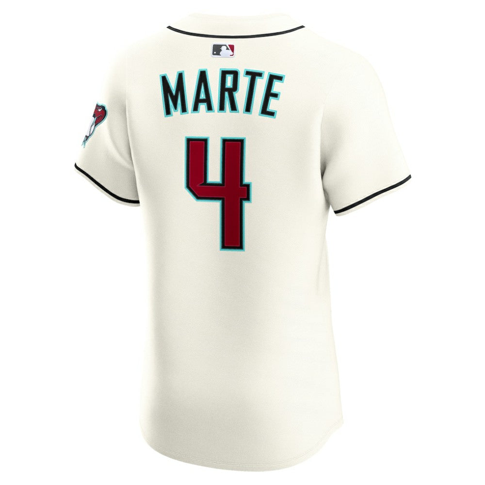 Ketel Marte Arizona Diamondbacks Nike Home Elite Jersey - Cream Jerseys