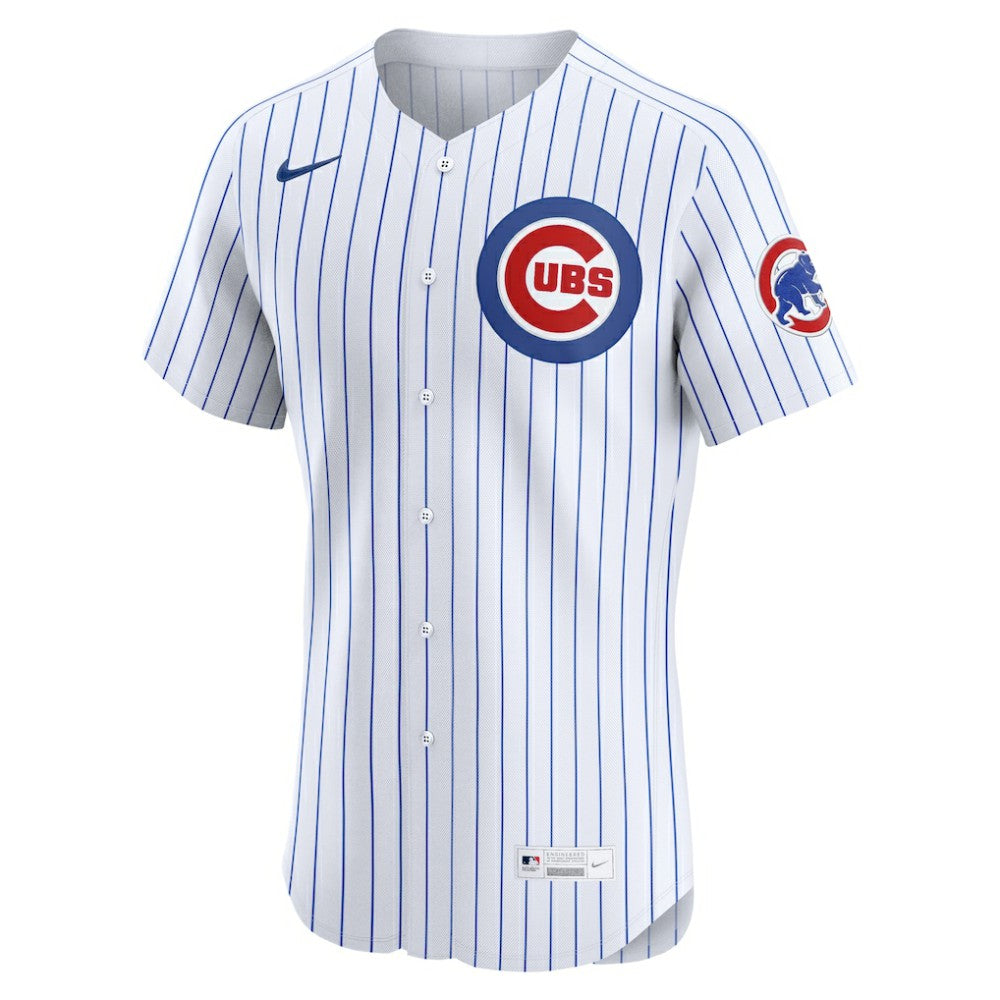 Dansby Swanson Chicago Cubs Nike Home Elite Jersey - White Jerseys