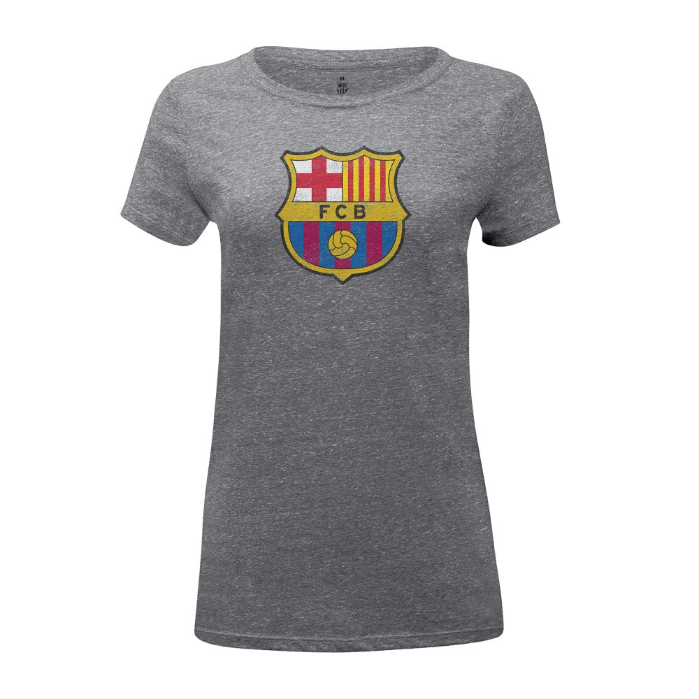 Barcelona 1863FC Women's Color Badge Tri-Blend T-Shirt Heather Gray sale