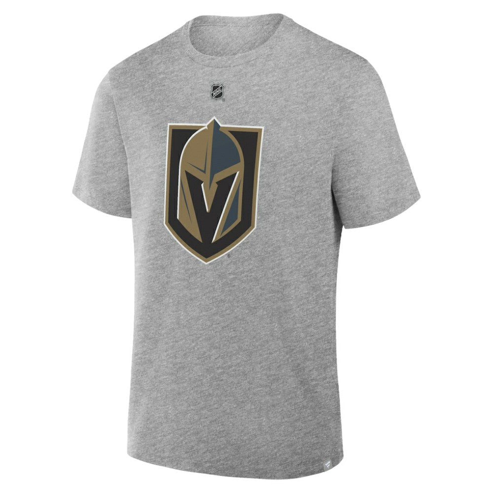 NHL Jack Eichel Vegas Golden Knights Fanatics Authentic Stack Name & Number T-Shirt - Heather Gray